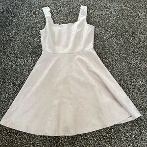 Francesca’s new Suede Skater dress